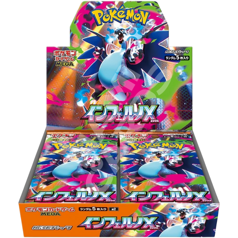 Box Pokémon Mega Inferno X - Jap