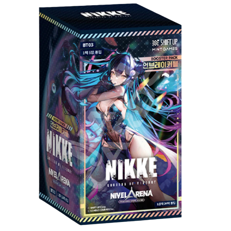 Box Nikke Goddess of Victory BT03 Unbreakable - Coreano