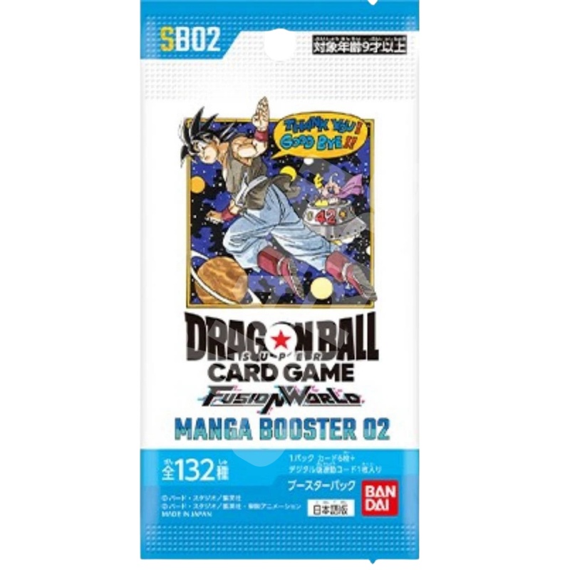 Bustina Dragon Ball Manga Booster SB02- Jap