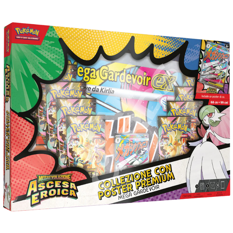 Collezione con Poster Premium Mega Gardevoir – Ascesa Eroica italiana