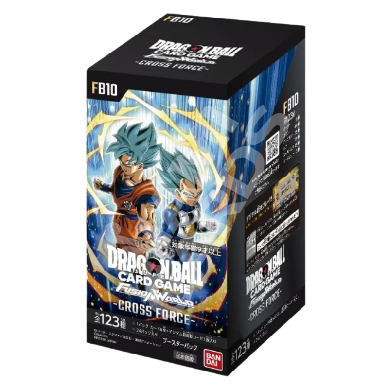 Box Dragon Ball Fusion World FB10 Cross Force - Jap